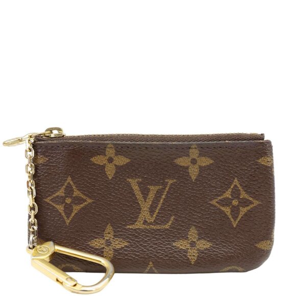 Louis Vuitton  Monogram Canvas Key Holder Zip Pouch Brown - Picture 3 of 12